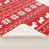 Feestelijke Scottie Honden Kerstmis | Schotse Terr Sherpa Deken (3/4)