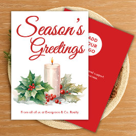 Feestelijke Script Holiday Kaart van ons team