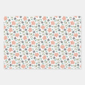 Feestelijke seizoen cadeauverpakking inpakpapier vel (Voorkant 3)