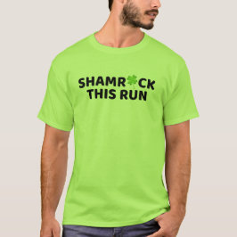 Feestelijke Shamrock Fitness Cadeau, Ierse Maratho T-shirt