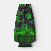 Feestelijke Shamrock gepersonaliseerd Flesjeskoeler (Achterkant)