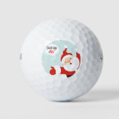 Feestelijke Sinterklaas Golf Cadeau voor Vader & O Golfballen (Voorkant)