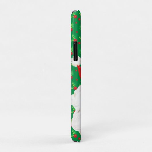 Feestelijke Sinterklaas Holly Leaves Case-Mate iPhone Case (Achterkant/rechts)