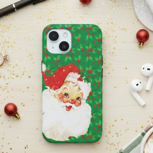 Feestelijke  Sinterklaas Holly Leaves Case-Mate iPhone Case
