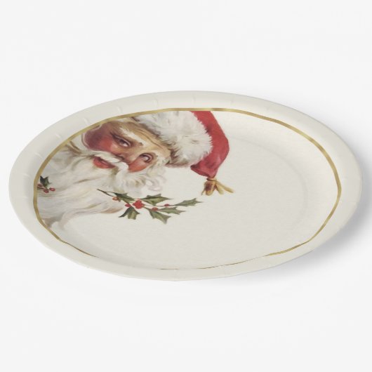 Feestelijke Sinterklaas Kerst Papier Borden Papieren Bordje (Gekanteld)