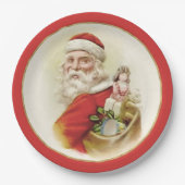 Feestelijke Sinterklaas Kerst Papier Borden Papieren Bordje (Voorkant)