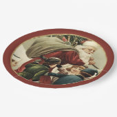 Feestelijke  Sinterklaas Kerst Papier Borden Papieren Bordje (Gekanteld)