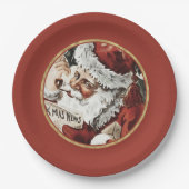 Feestelijke  Sinterklaas Kerst Papier Borden Papieren Bordje (Voorkant)