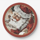 Feestelijke Sinterklaas Kerst Papier Borden Papieren Bordje (Voorkant)