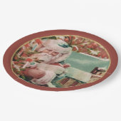 Feestelijke Sinterklaas Kerst Papier Borden Papieren Bordje (Gekanteld)