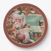 Feestelijke Sinterklaas Kerst Papier Borden Papieren Bordje (Voorkant)