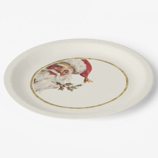 Feestelijke  Sinterklaas Kerst Papier Borden Papieren Bordje (Gekanteld)