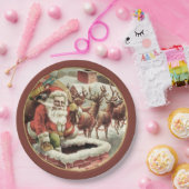 Feestelijke  Sinterklaas Kerst Papier Borden Papieren Bordje (Feest)