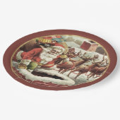 Feestelijke  Sinterklaas Kerst Papier Borden Papieren Bordje (Gekanteld)