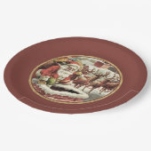 Feestelijke  Sinterklaas Kerst Papier Borden Papieren Bordje (Gekanteld)