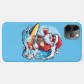 Feestelijke Sinterklaas Surfen Kerstgolven Case-Mate iPhone Case (Achterkant (horizontaal))