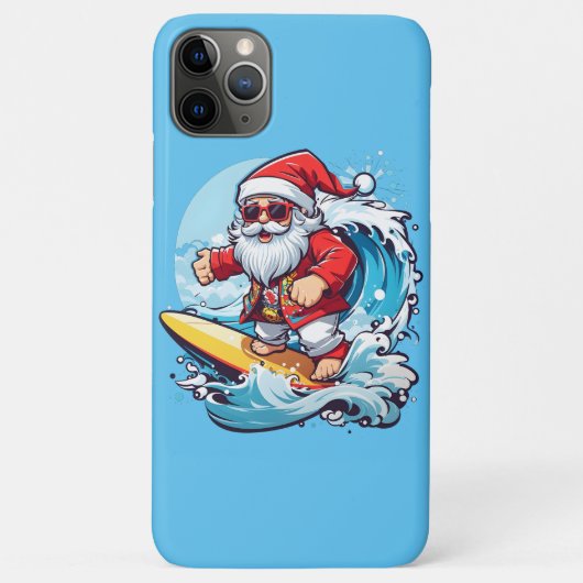 Feestelijke Sinterklaas Surfen Kerstgolven Case-Mate iPhone Case (Achterkant)