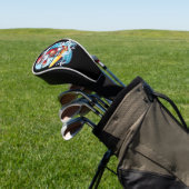 Feestelijke Sinterklaas Surfen Kerstgolven Golfheadcover (Insitu)