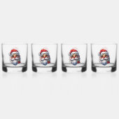 Feestelijke Sinterklaas Whiskey Bril - Set van 4 Whisky Glas (Achterkant)