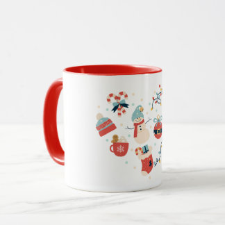 Feestelijke Sips Kerst Mok voor Gezellig Vakantie 