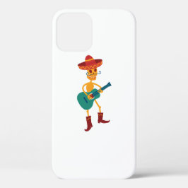 Feestelijke Skeletafspeler op Gitaar Case-Mate iPhone Case