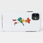 Feestelijke Skeletspeelgitaar Case-Mate iPhone Case (Achterkant (horizontaal))