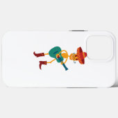 Feestelijke Skeletspeelgitaar Case-Mate iPhone Case (Achterkant (horizontaal))