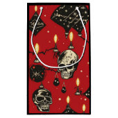 Feestelijke Skull Gift Bag Klein Cadeauzakje (Achterkant)