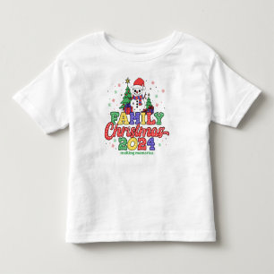 Feestelijke Sneeuwman Familie Kerstmis Kinder Shirts