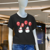 Feestelijke Sneeuwman Red SALE Vakantiewinkel Prom T-shirt