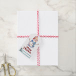Feestelijke sneeuwman vakantie cadeau label cadeaulabel<br><div class="desc">Een heerlijke kerst label beschikt over een schattige sneeuwman dragen van een gezellig pet en sjaal,  het verspreiden van feestelijke gejuich. Ideaal voor het toevoegen van een persoonlijke touch aan vakantie cadeaus.</div>