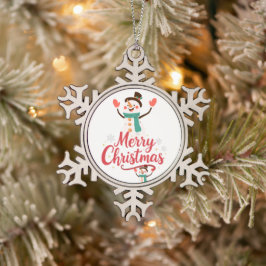 Feestelijke Sneeuwman Vrolijk Kerst Lippenbalsem Tin Sneeuwvlok Ornament