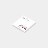 Feestelijke Sneeuwmannen Post-it® Notes (Schuin)