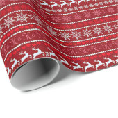 Feestelijke sneeuwvlok vakantie patroon cadeaupapier (Rol Hoek)