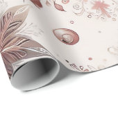 Feestelijke Sneeuwvlokken Cadeaupapier (Rol Hoek)