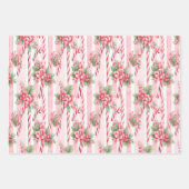 Feestelijke snoepjes Kerst inpakpapier (Voorkant 2)