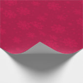 Feestelijke Snowflake Kerstprint | winterwonder Cadeaupapier (Hoek)