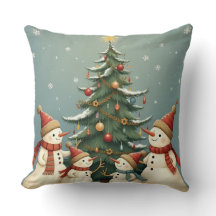 Feestelijke Snowman Familie Kerst Collectie