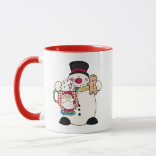 Feestelijke Snowman Mok