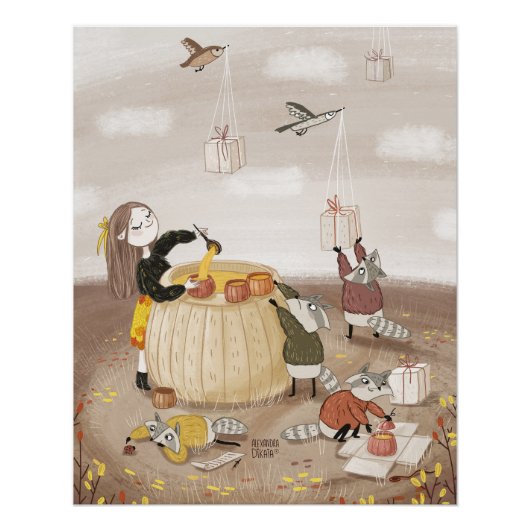 feestelijke soep perfect poster (Voorkant)