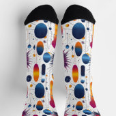 Feestelijke Spark Burst Sokken met Gradient Shapes (Top)