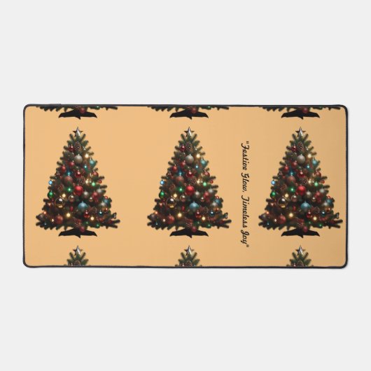 "Feestelijke Sparkle" Bureaumat (Voorkant)