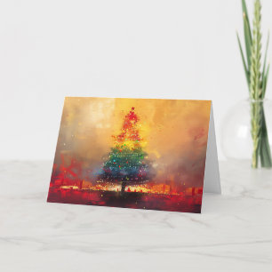 Feestelijke Spectrum Kerstmis Kaart