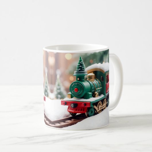 Feestelijke Speelgoed Train Mok (Voorkant rechts)