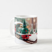 Feestelijke Speelgoed Train Mok (Voorkant links)