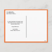 Feestelijke Spooky Pumpkins Happy Halloween Feestdagenkaart (Achterkant)