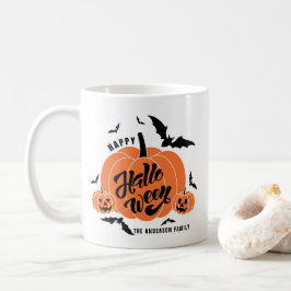 Feestelijke Spooky Pumpkins Happy Halloween Koffiemok