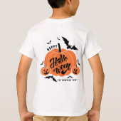 Feestelijke Spooky Pumpkins Happy Halloween T-shirt (Achterkant)