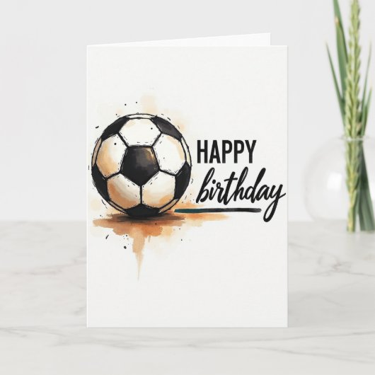 Feestelijke sportbal schetskaart kaart (Voorkant)
