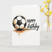 Feestelijke sportbal schetskaart kaart (Gele Bloem)
